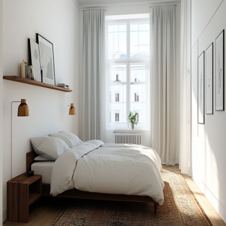 Contemporary Master Bedroom Design with Queen Bed